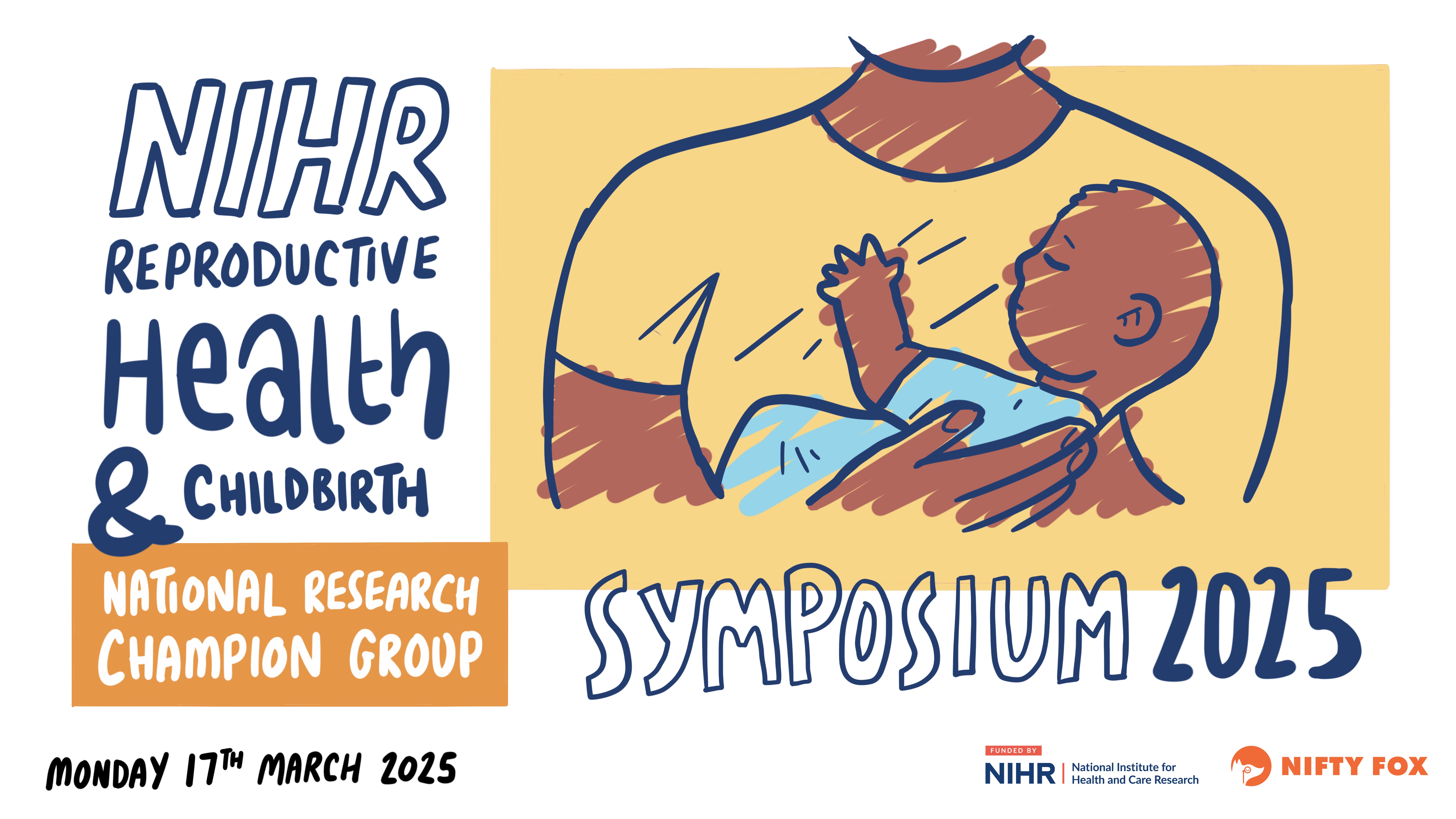 Scribe gallery slide for NIHR RH&C Symposium 2025